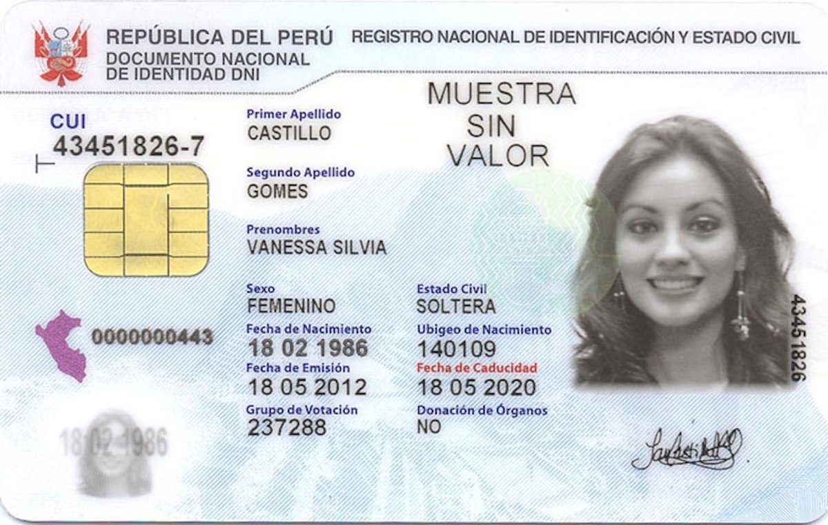 Documentos necesarios para solicitar el DNI para extranjeros en Perú